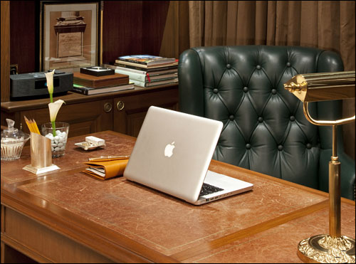 The Grand Presidential Suite Study Area.