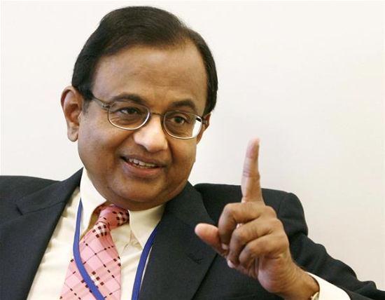 Finance Minister Palaniappan Chidambaram.