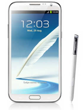 Samsung Galaxy Note II.