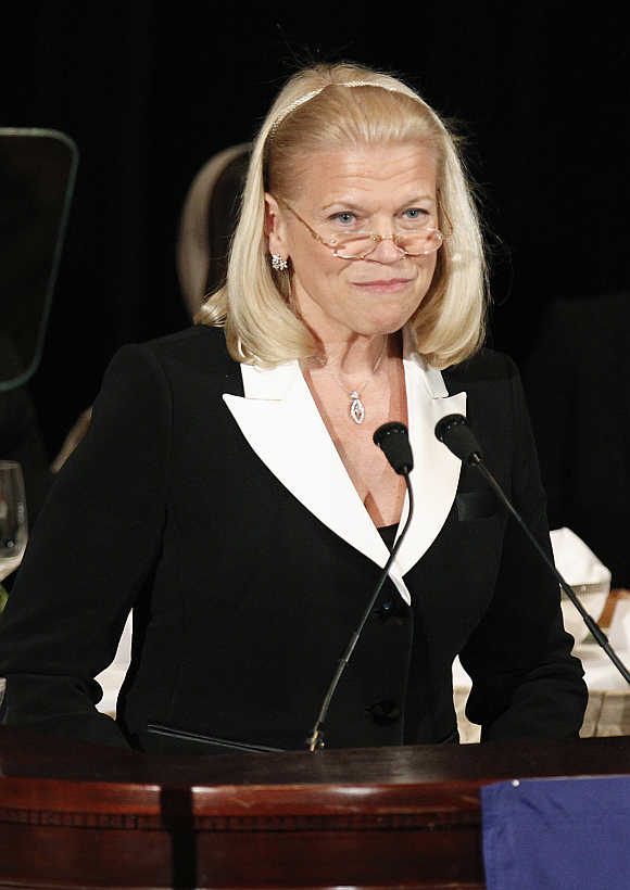 IBM CEO and Chairperson of the Board Virginia Rometty in New York.