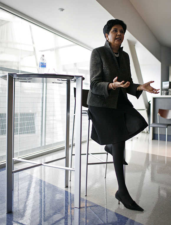 PepsiCo Chairperson and CEO Indra Nooyi in New York.