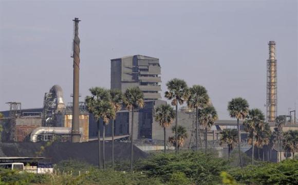 A general view shows Sterlite Industries Ltd's copper plant in Tuticorin, in Tamil Nadu.