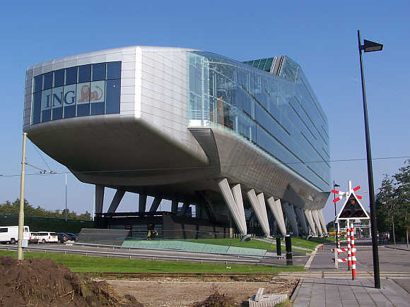 ING House in Amsterdam, the Netherlands.