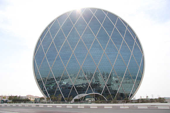 Aldar Headquarters in Al Raha Beach, United Arab Emirates.
