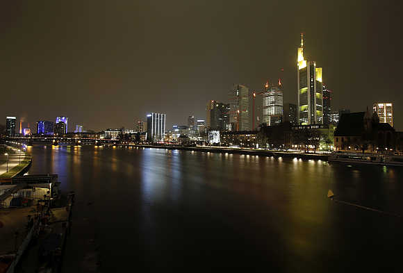 A view of Frankfurt, Germany.