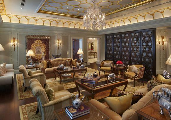 Presidential suite at The Leela Palace, New Delhi.