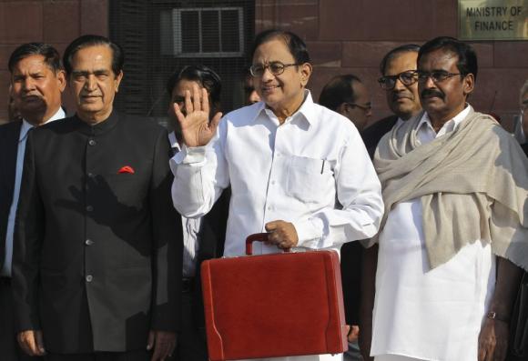 P Chidambaram (C). Though the government managed to bring down fiscal deficit, the CAD will be higher compared to last financial year.