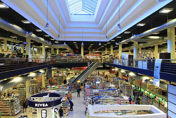 A view of Nakumatt's shopping mall in Nairobi, Kenya.