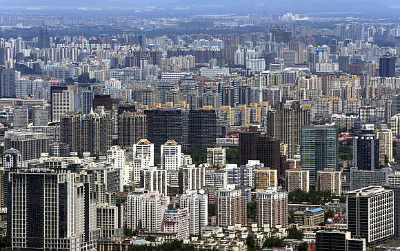 A view of Beijing.