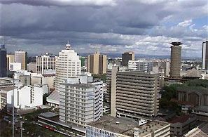 An aerial view of Kenya captial city Nairobi. Photograph: Reuters