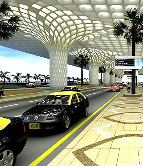Terminal 2 at the Chhatrapati Shivaji International Airport, Mumbai.