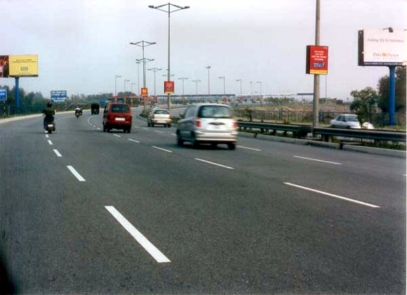 Noida-Delhi Expressway.