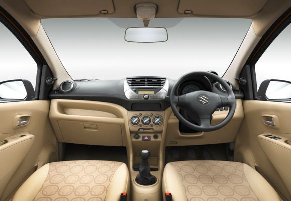Maruti Suzuki A-Star interior.