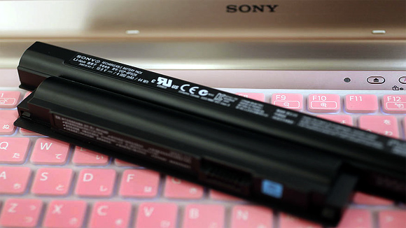Sony's Lithium-ion batteries for Vaio laptops.