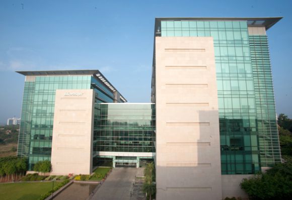 Microsoft Hyderabad Campus.