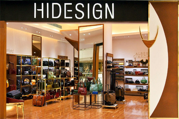 New Hidesign store in Chennai.