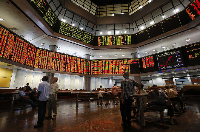 Investors monitor stock market prices in Kuala Lumpur, Malaysia. Photo is for representation purpose only.