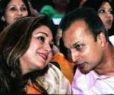 Tina and Anil Ambani