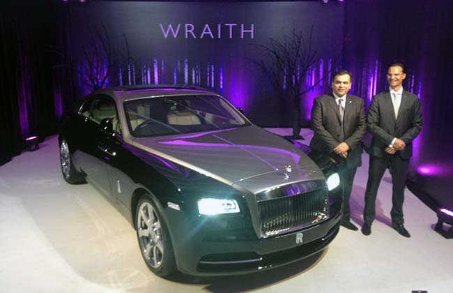 Wraith of Rolls-Royce at Rs 4.6 crore