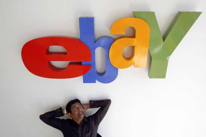 Muralikrishnan B., eBay India's Country Manager, poses for a photo at the company's head office in Mumbai.