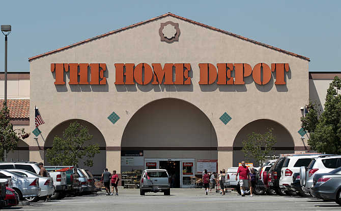 Home Depot store in Monrovia, California.