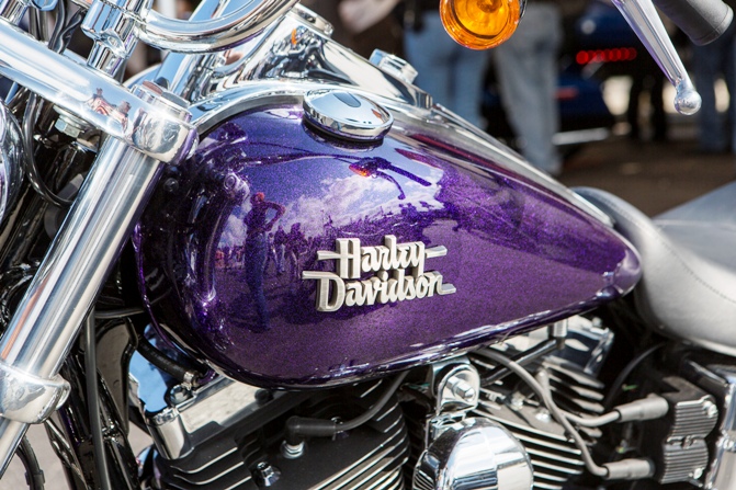 A Harley-Davidson motorcycle is pictured at the Harley-Davidson Museum in Milwaukee, Wisconsin August 31, 2013. 
