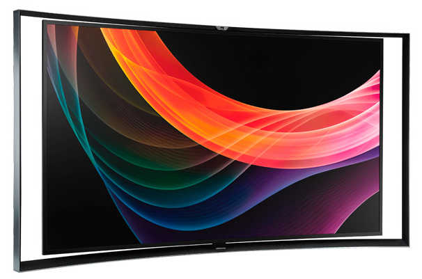 Samsung KN55S9 Smart OLED TV.
