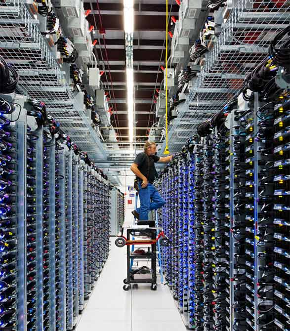 Take a peek inside Google's secretive data centres