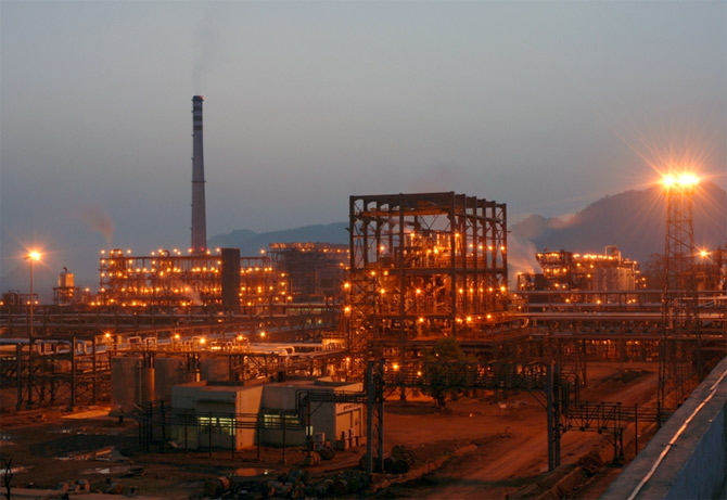 Aluminium smelter at Jharsuguda