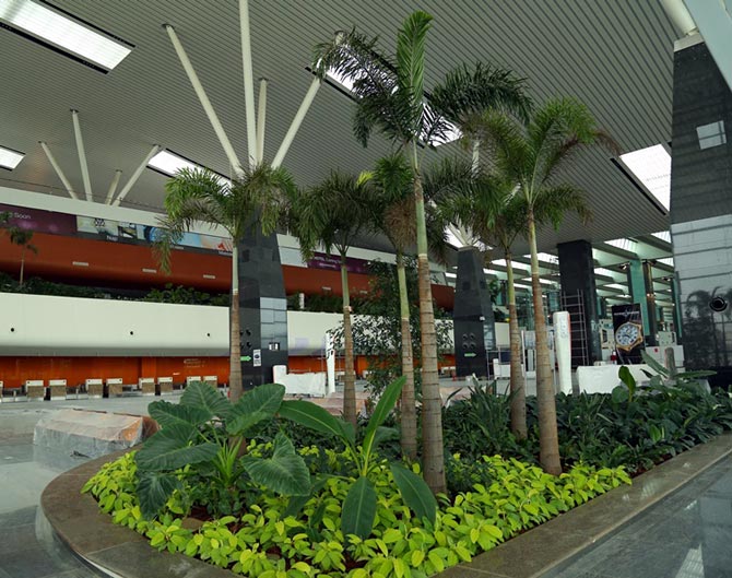 Inside Bangalore's swanky airport terminal 