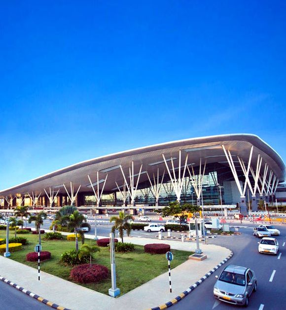 New terminal at Kempegowda International Airport, Bangalore.