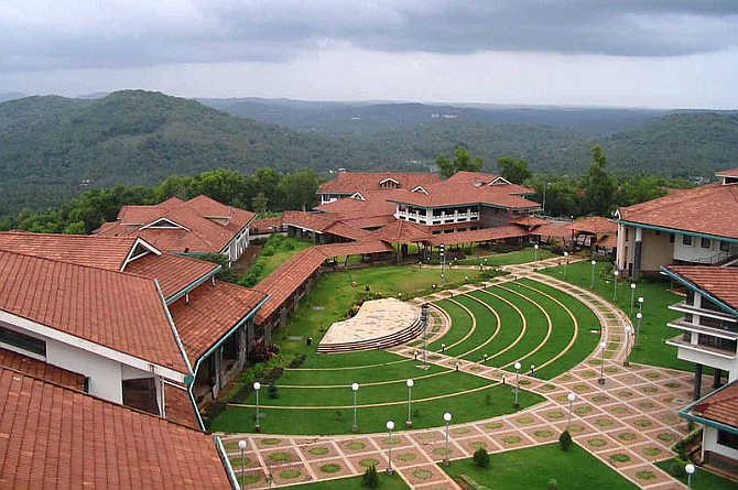A view of Indian Institute of Management Kozhikode.