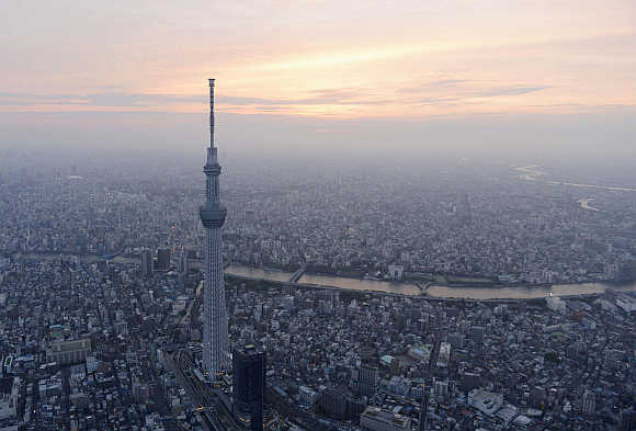 A view of Tokyo Skytree.