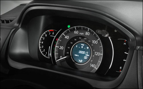 Details like a sporty instrument panel are just another way the CR-V shows its personality.