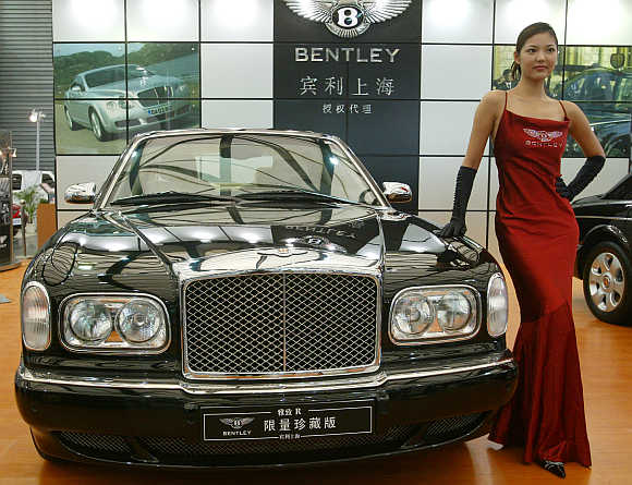 A Bentley luxury car in Shanghai, China. Photo is for representation purpose only.