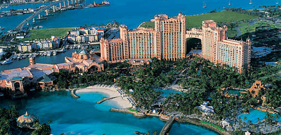 Atlantis in Bahamas.