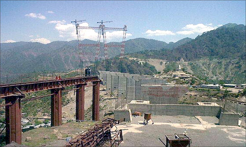 Construction at the site.