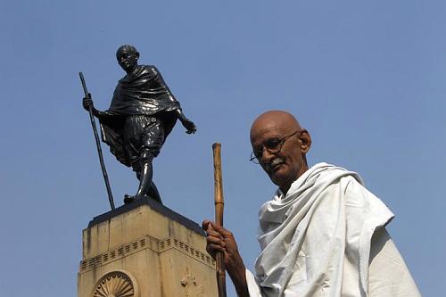 Mahatma Gandhi has been an influence on Premji.