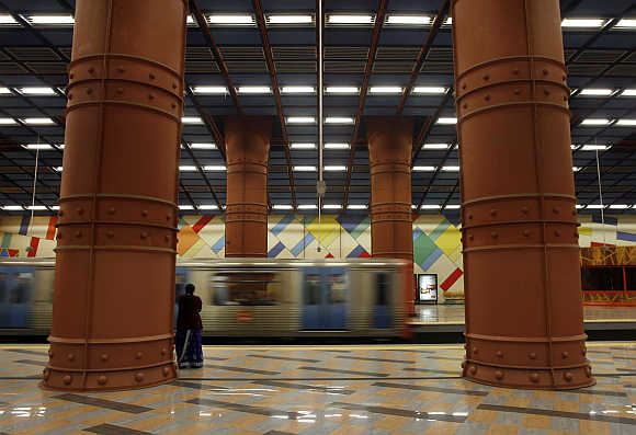 Lisbon's subway station.