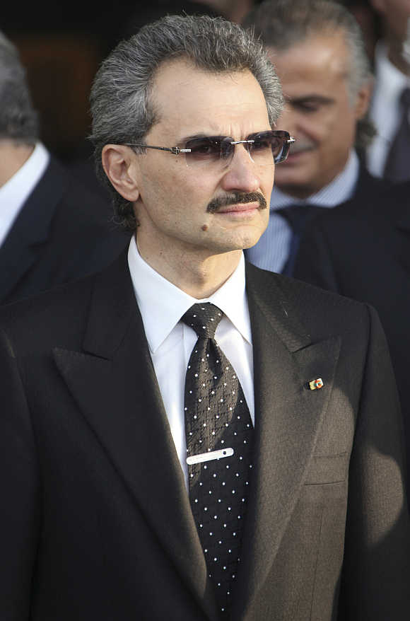 Alwaleed bin Talal in Beirut, Lebanon.