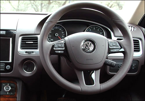 Interios of Volkswagen Touareg.