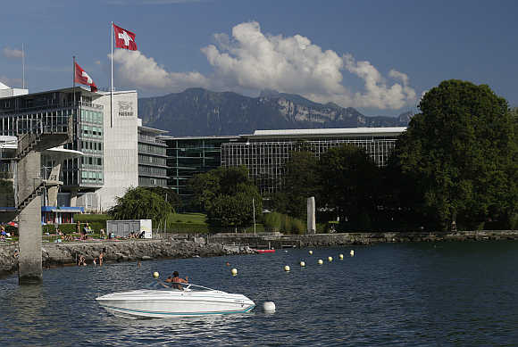 Headquarters of food giant Nestle in Vevey, Switzerland.