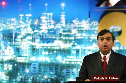 Reliance Industries Chairman Mukesh Ambani addresses shareholders in Mumbai
