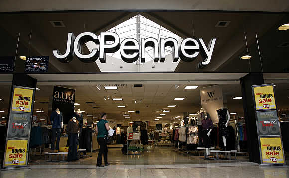A customer enters a JC Penney Co store in Westminster, Colorado, United States.