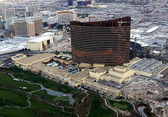 A view of the Wynn Las Vegas resort.