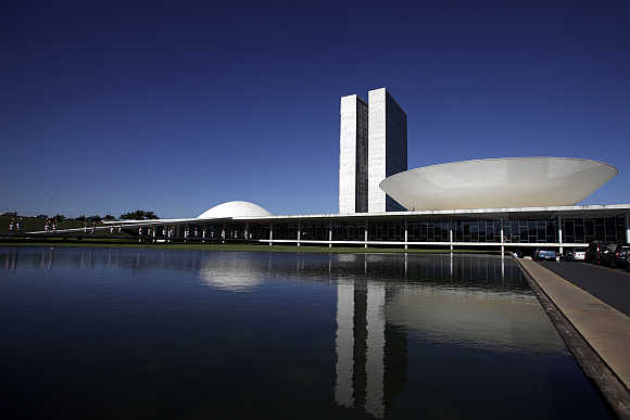 Brazilian National Congress in Brasilia.