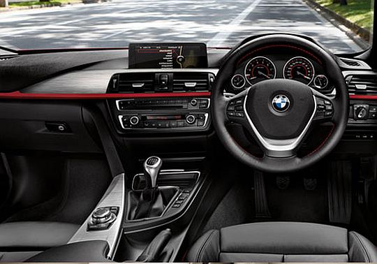 BMW 3 Series interior.