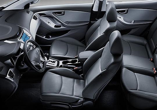 Hyundai Neo Fluidic Elantra interior.