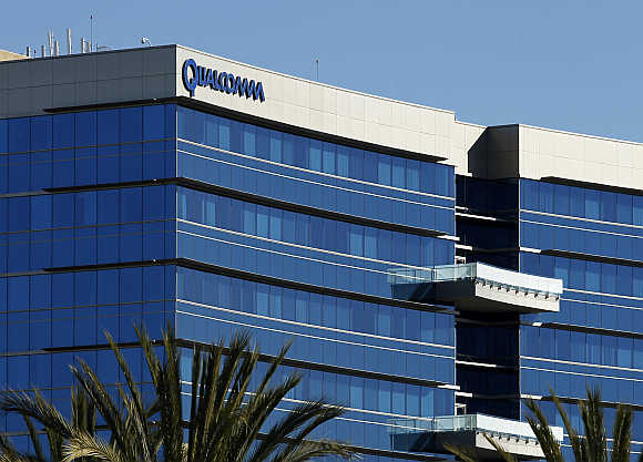 A view of Qualcomm's San Diego Campus in California.