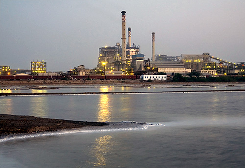 Tata Chemicals plant.